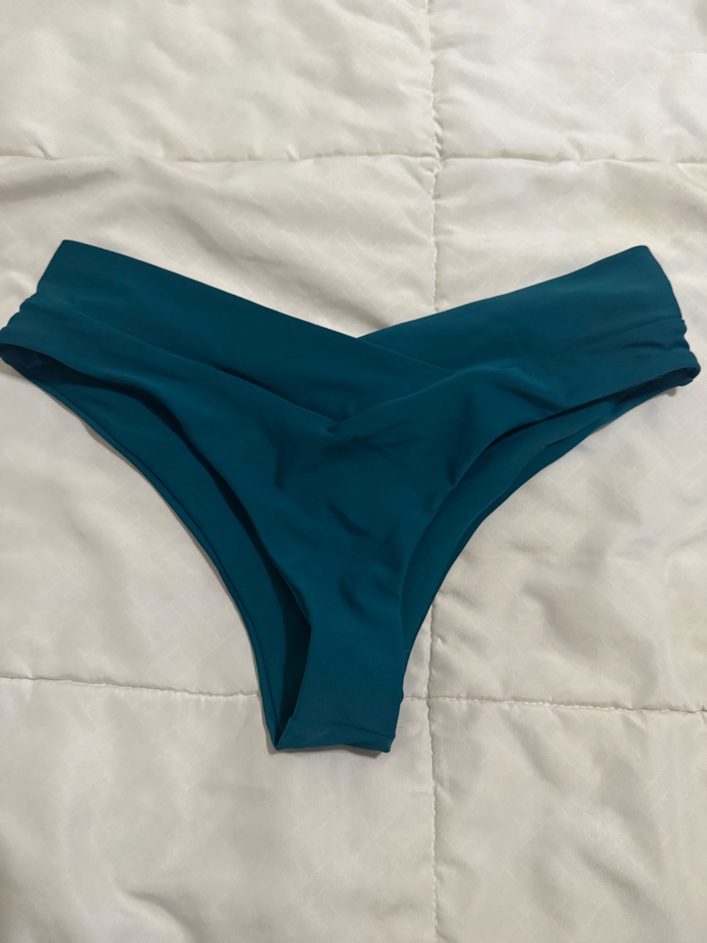 Dark Teal V front Cheeky Bikini Bottoms